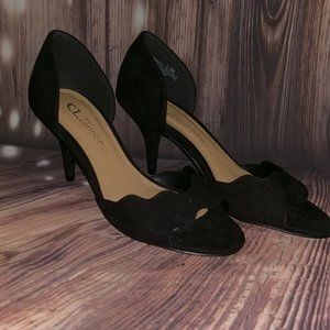 CL by Laundry | Scalloped Black Heels